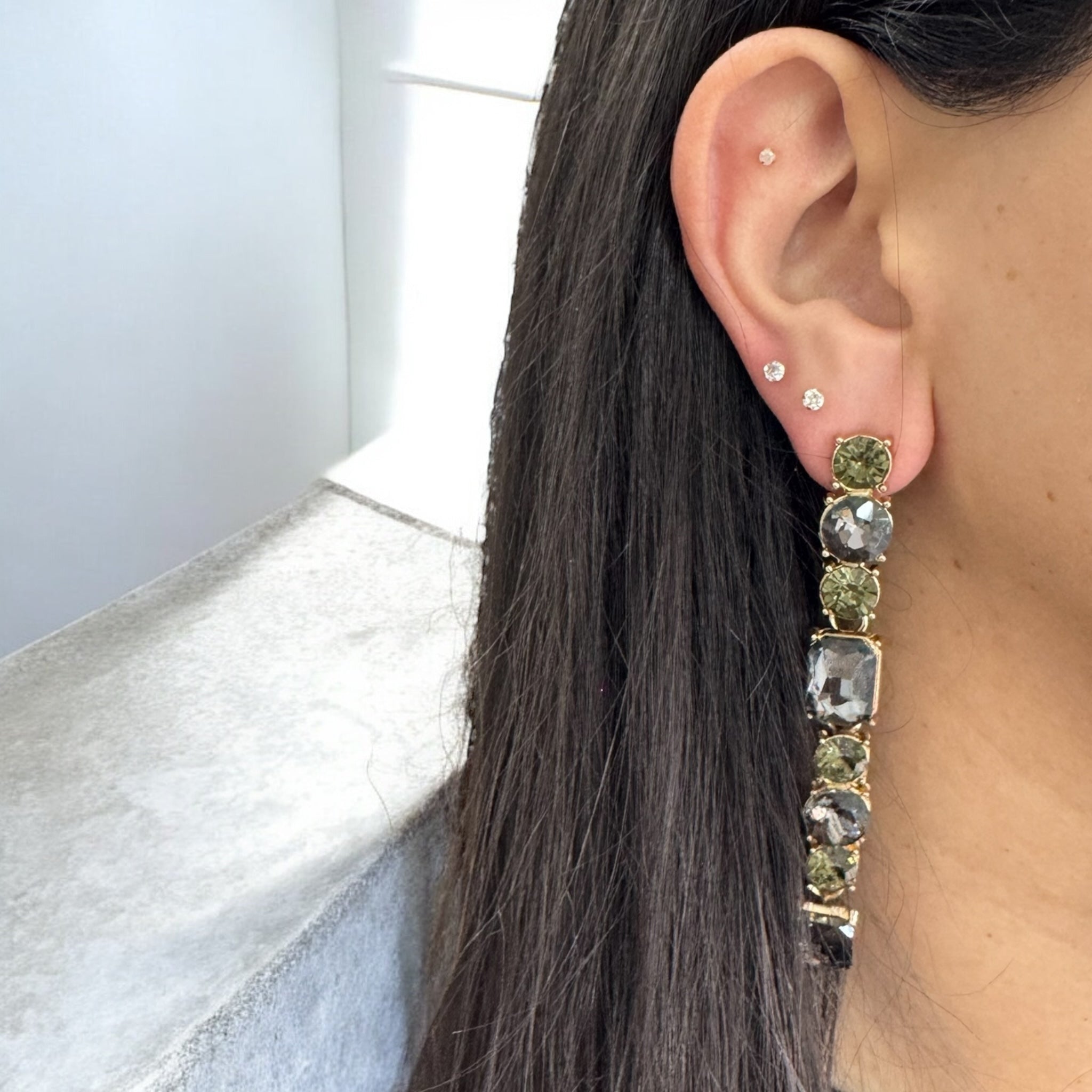 Black Mirandela studs