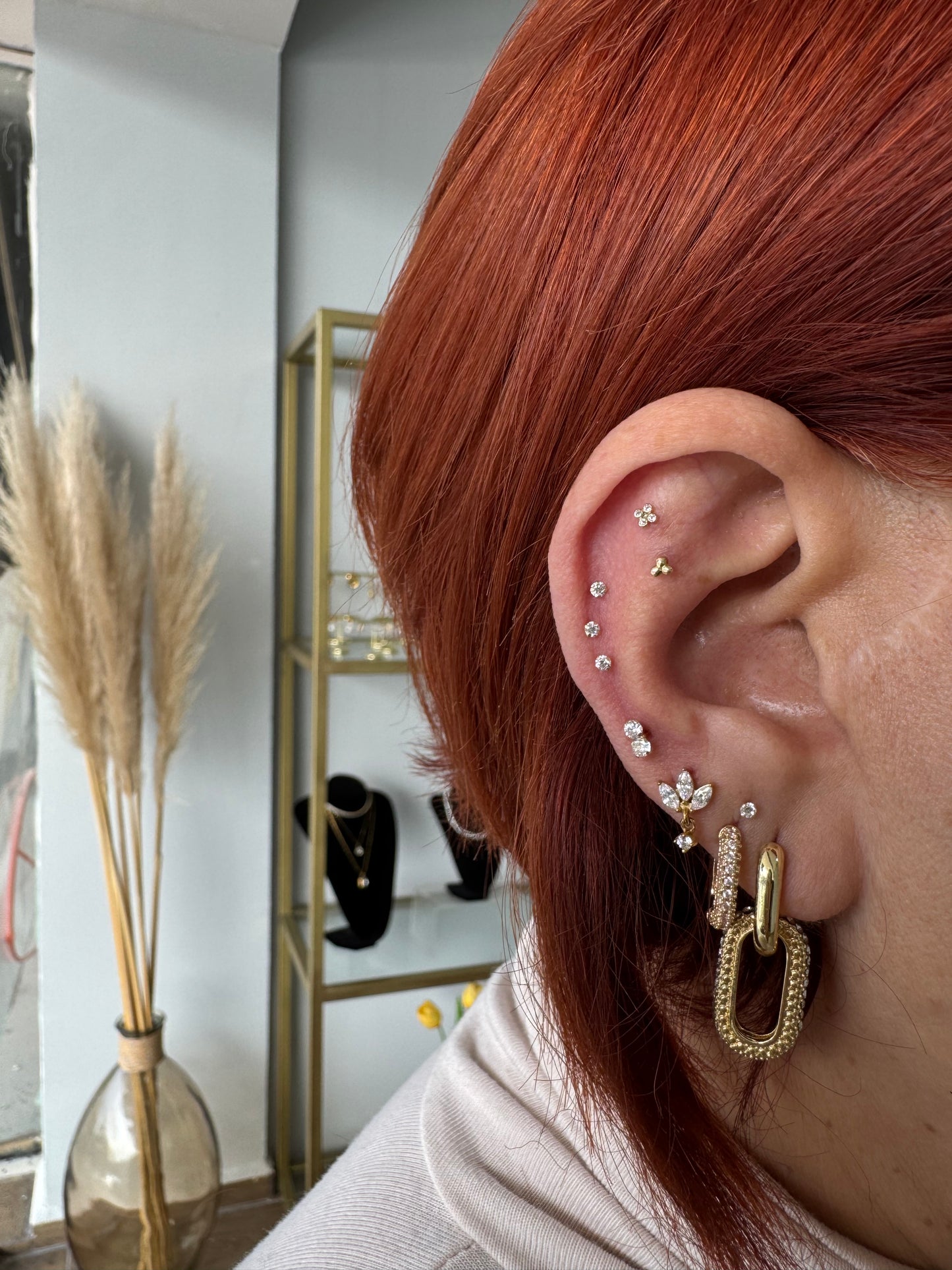Silver Basile earrings