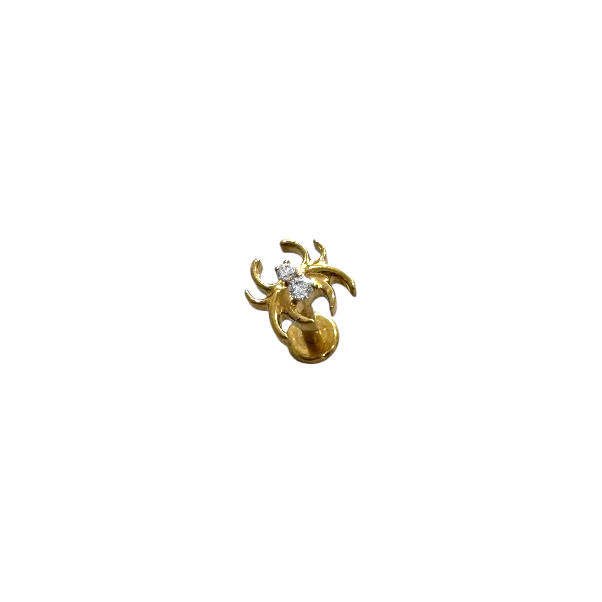 Piercing araña titanio