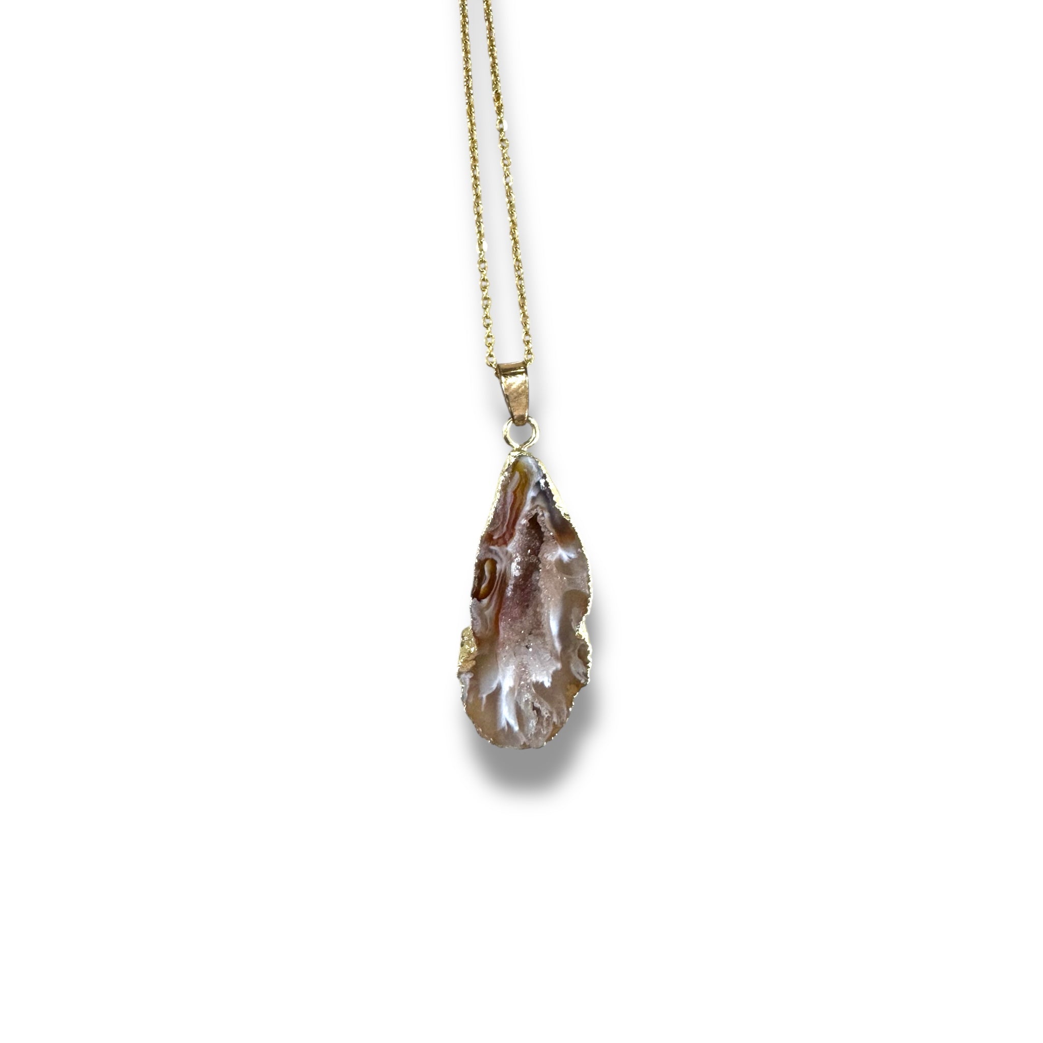 Druzy necklace