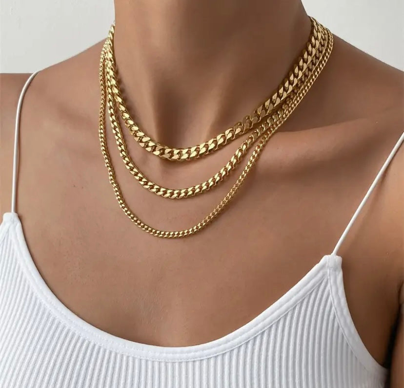 link necklaces 5, 6 y 7 mm