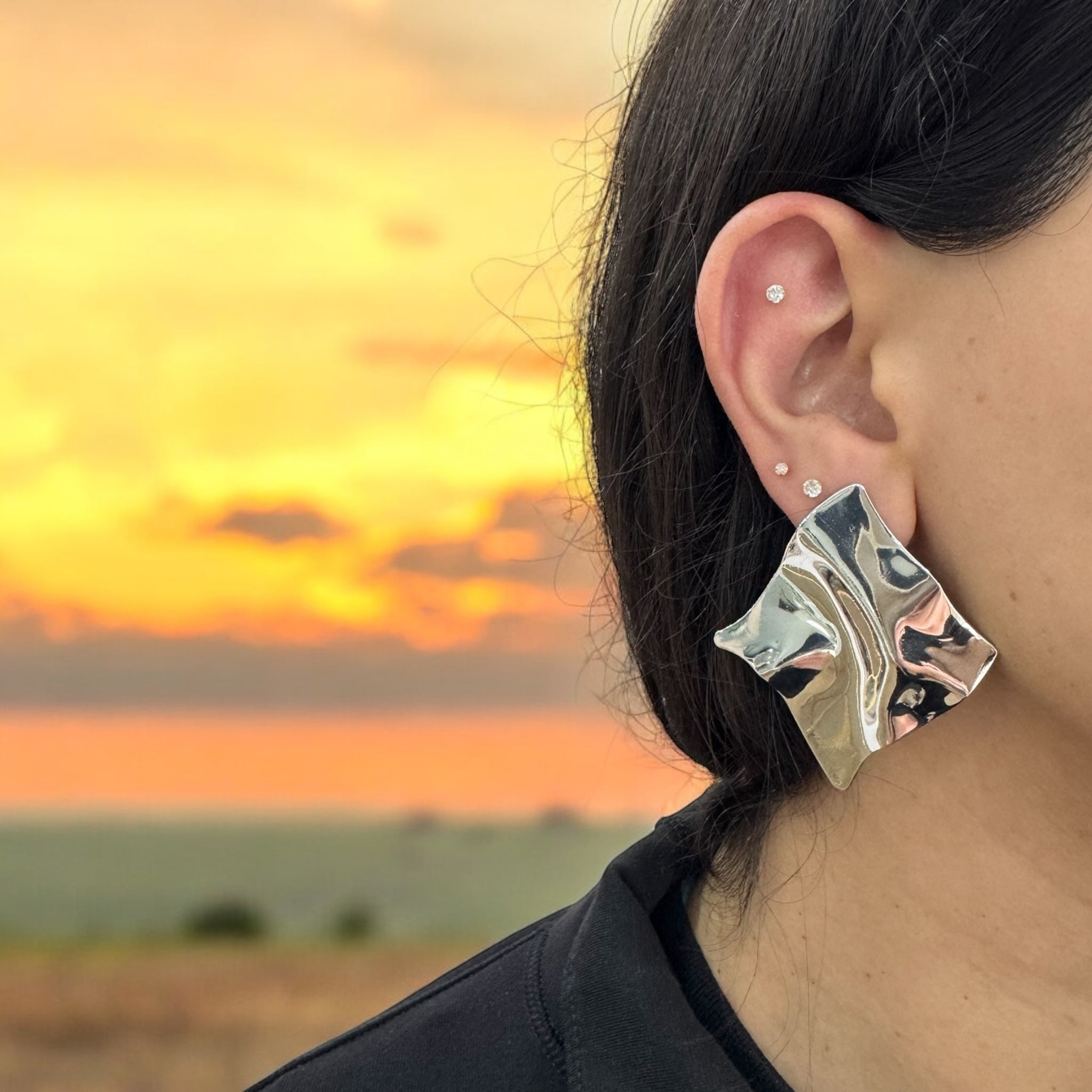 Cartago statement earrings