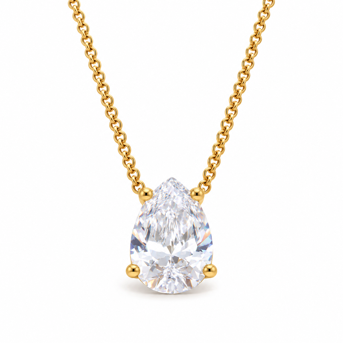 Pear necklace