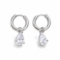 Silver Alexa hoops