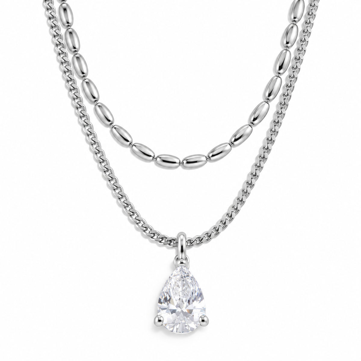 Silver Alella necklace