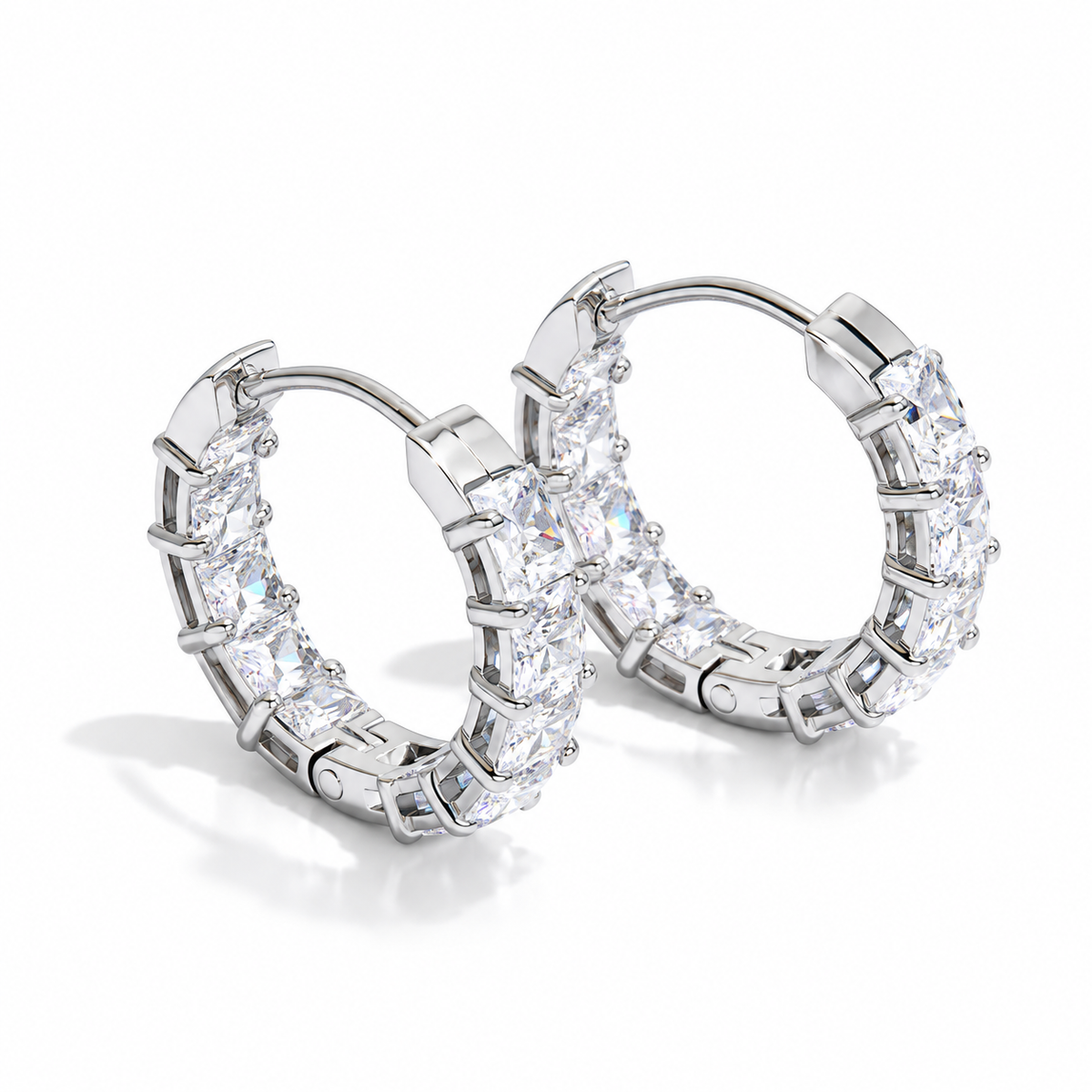 Silver Gala hoops