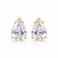 White pear studs