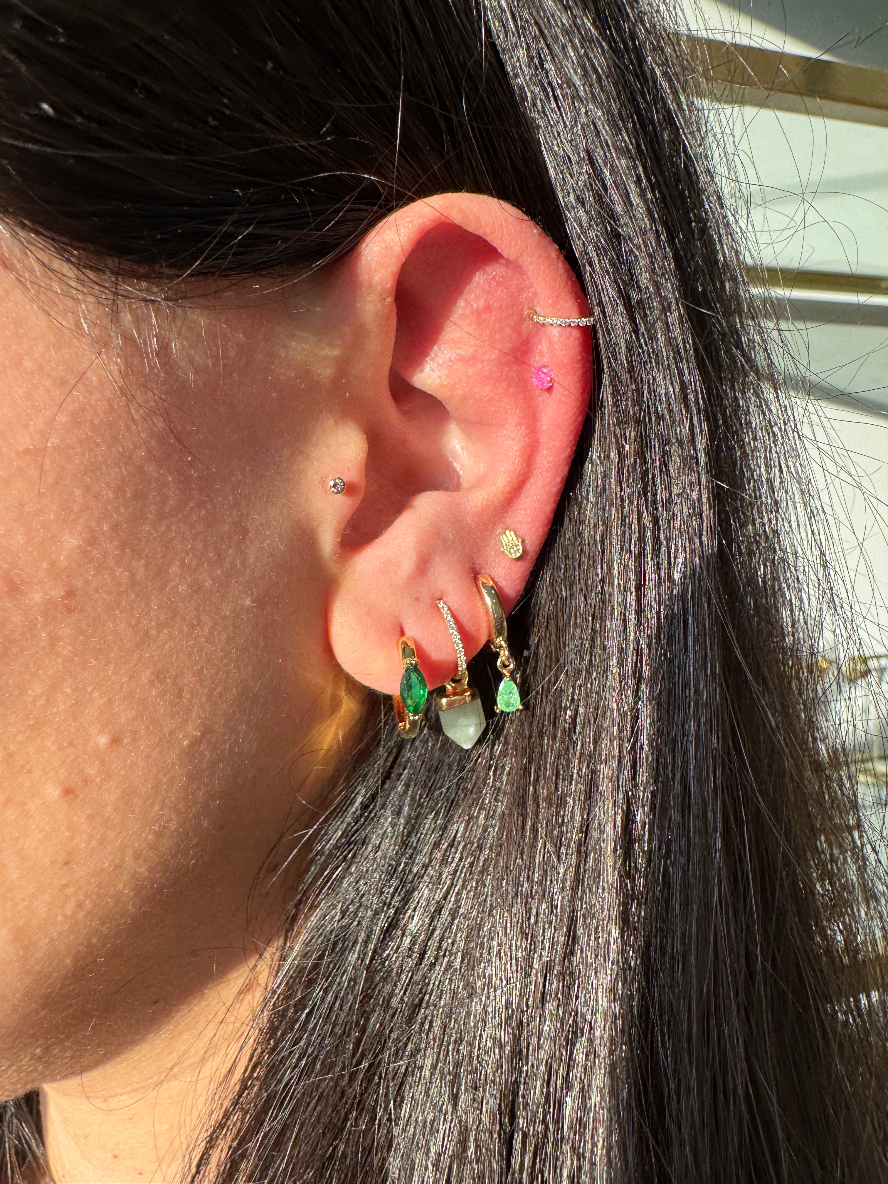 Piercing manita de hamsa