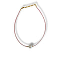 Collar rosa y perla barroca