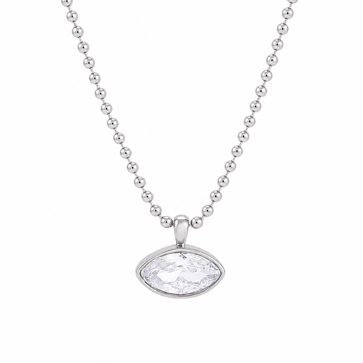 Silver Odena necklace