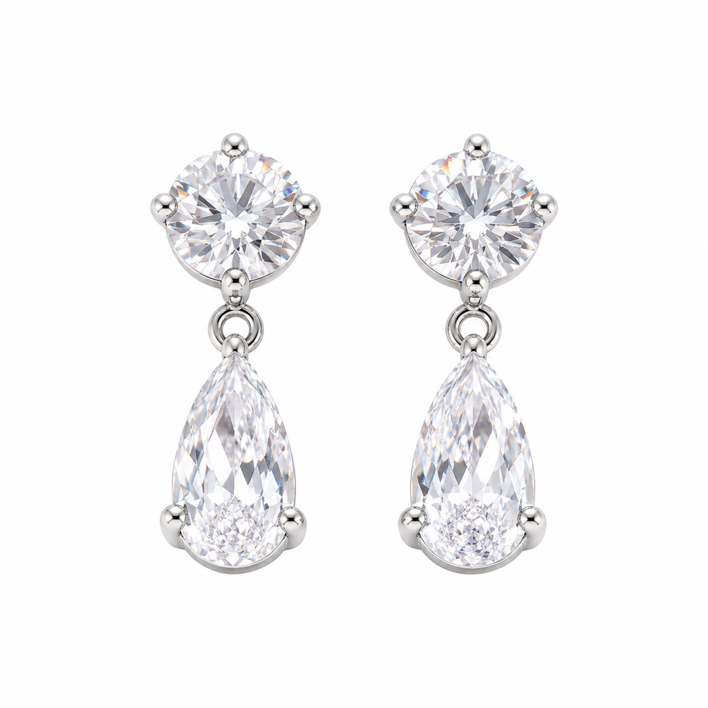 Silver Alva studs