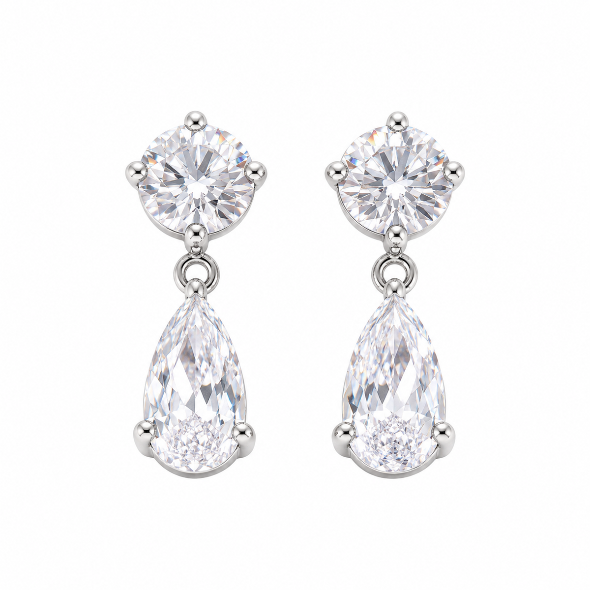 Silver Alva studs