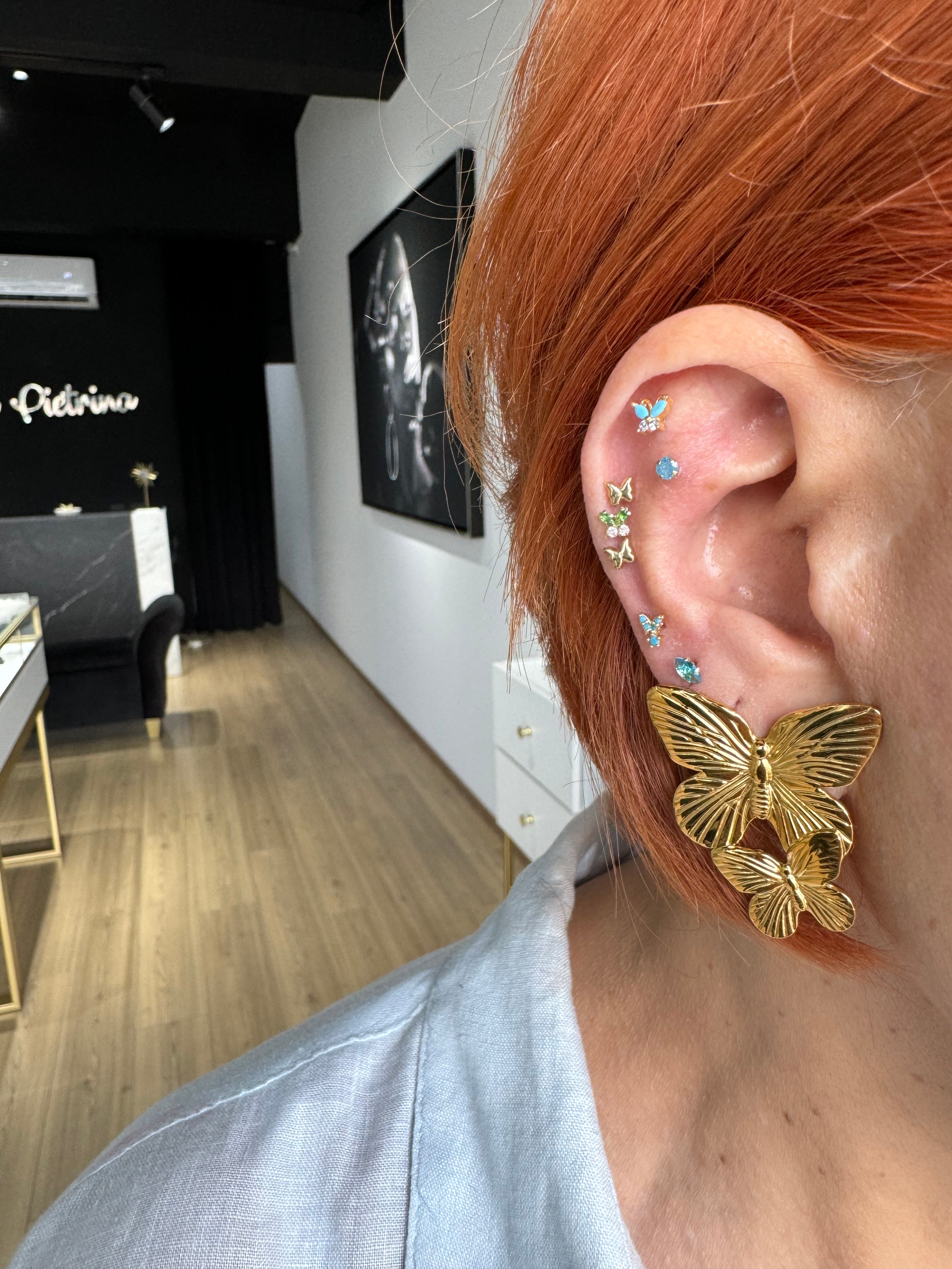 Butterfly earrings