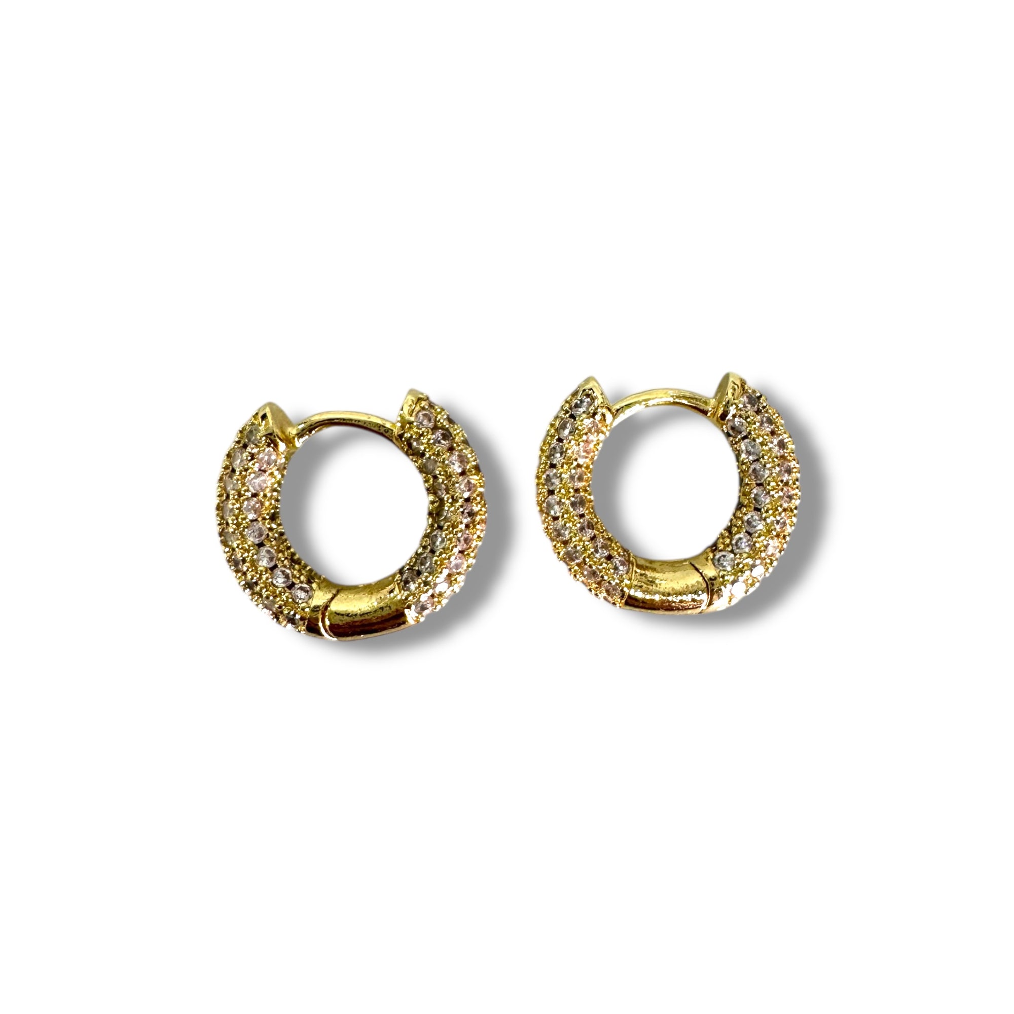 Golden Rafina hoops