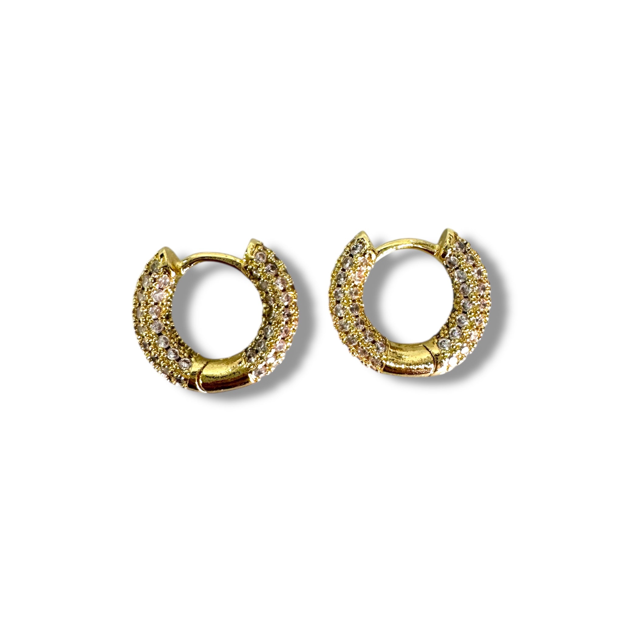 Golden Rafina hoops