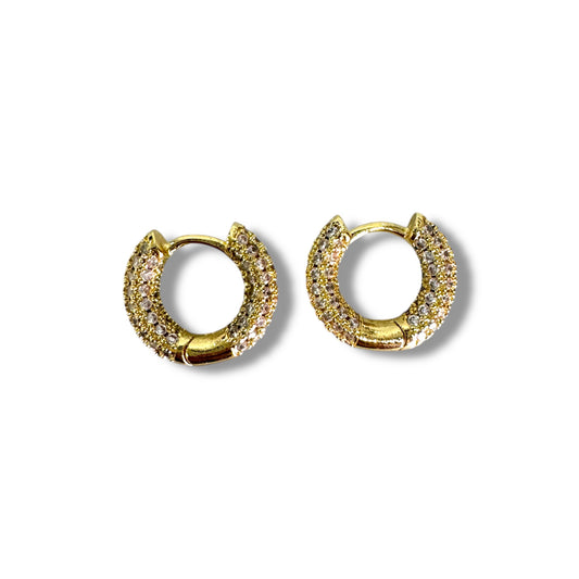Golden Rafina hoops