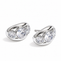Silver Armerina studs