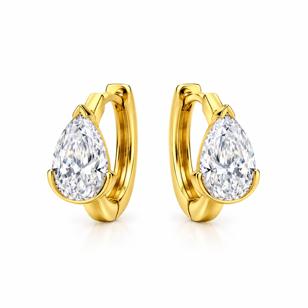 White pear hoops