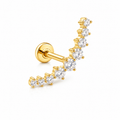 Piercing caminera larga titanio