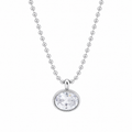 Silver Cubelles necklace