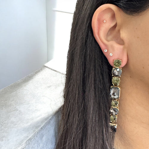 Black Mirandela studs