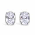 Silver Ximena studs