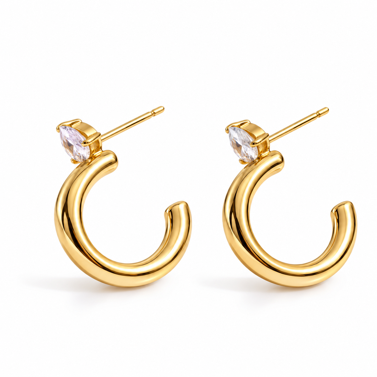 Golden Zendra studs