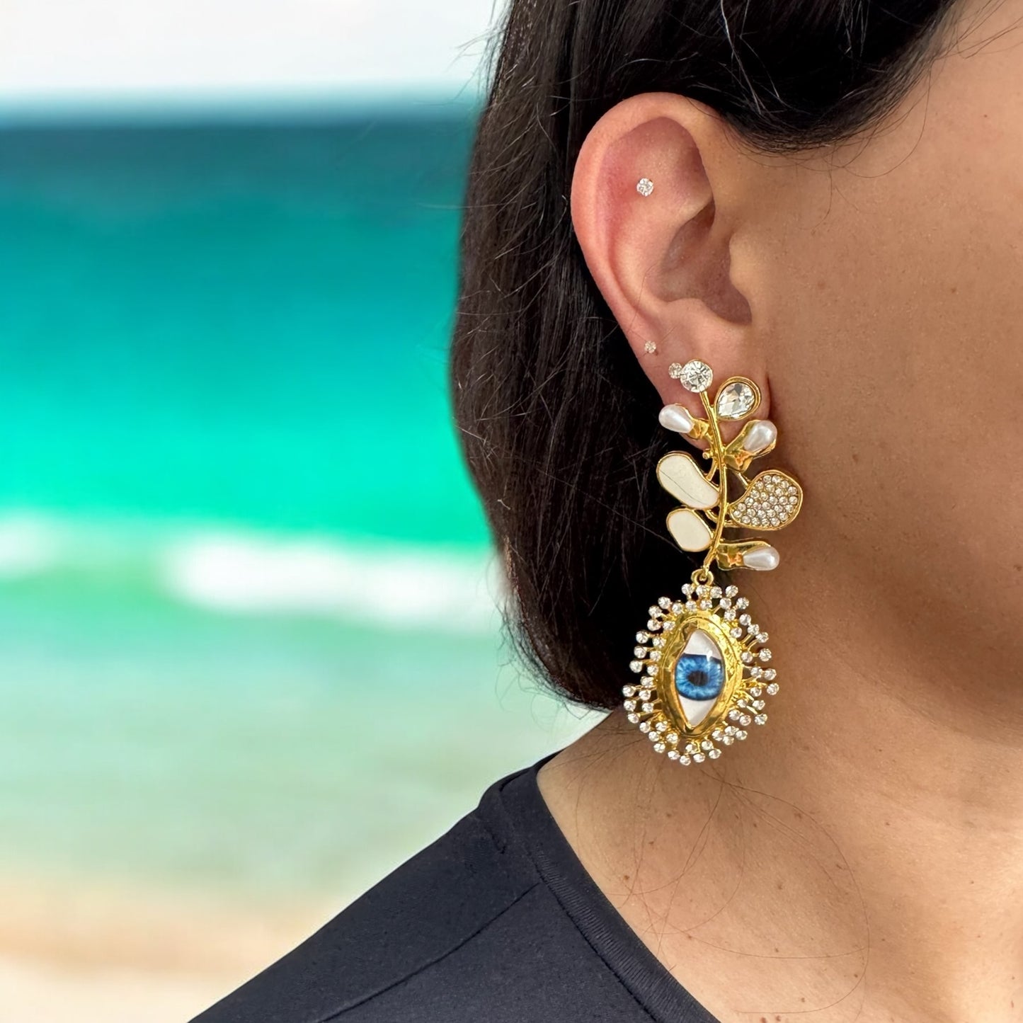 Creta statement earrings