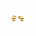 Aretes básicos dorados