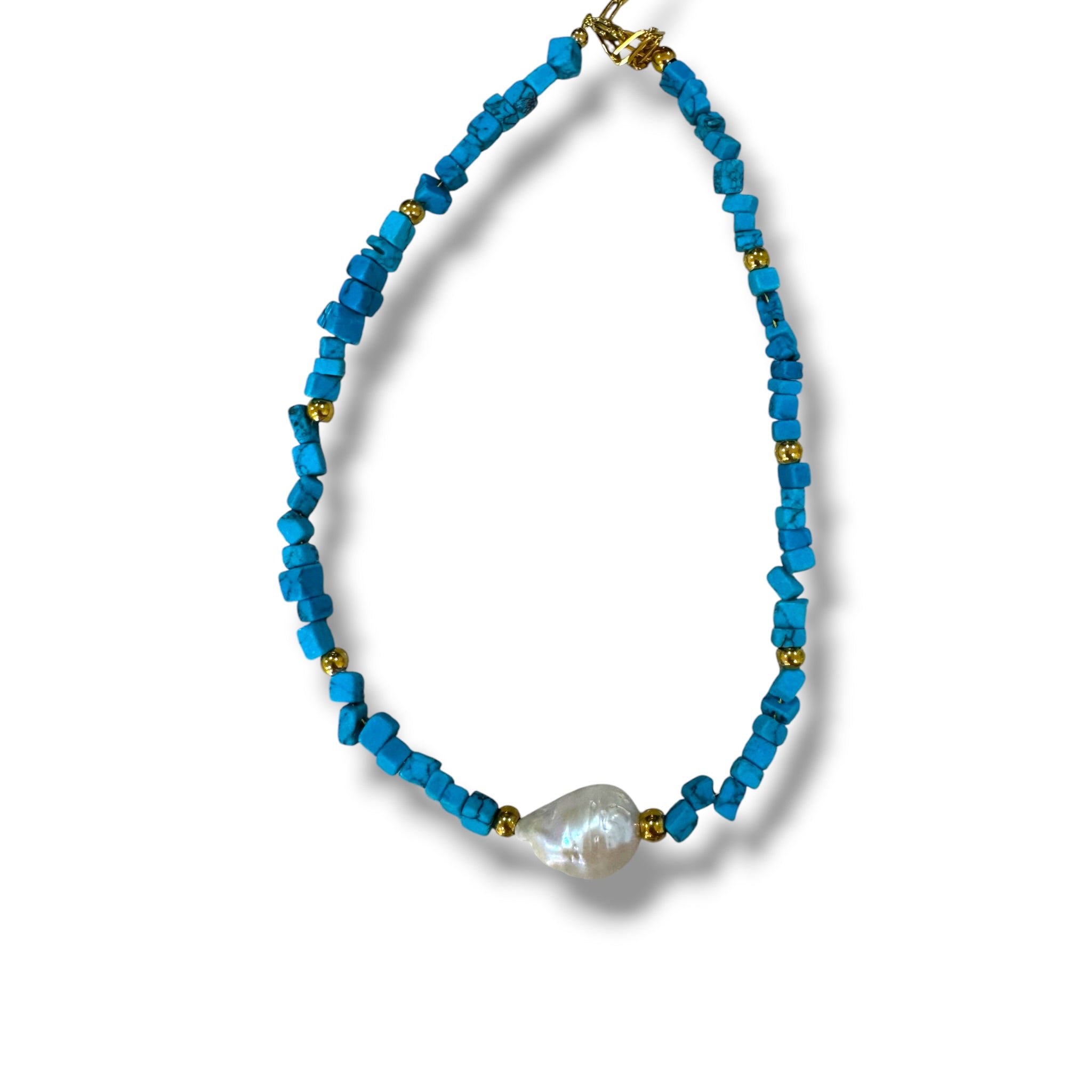 Howlita necklace