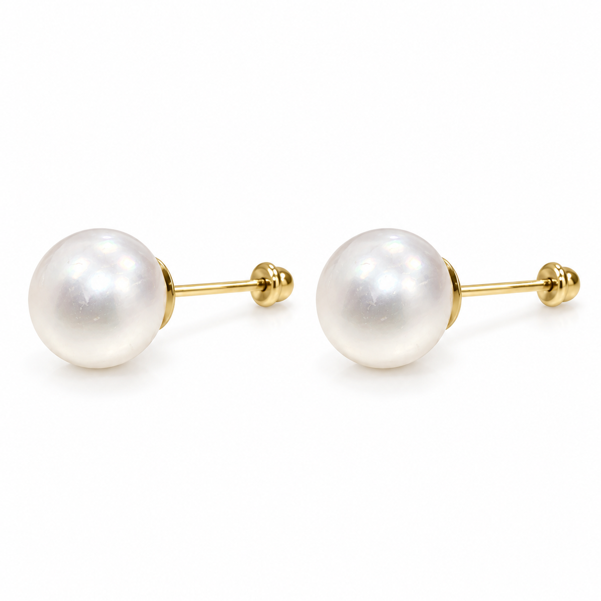 Aretes de Perla 9 mm Par