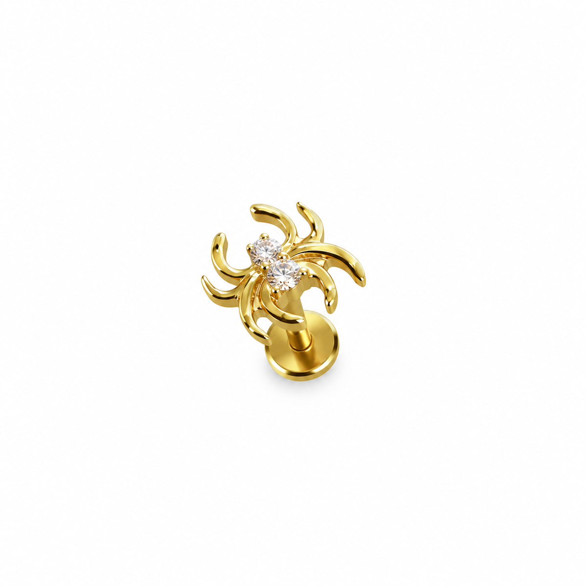 Piercing araña titanio