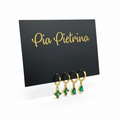 Green flowers set