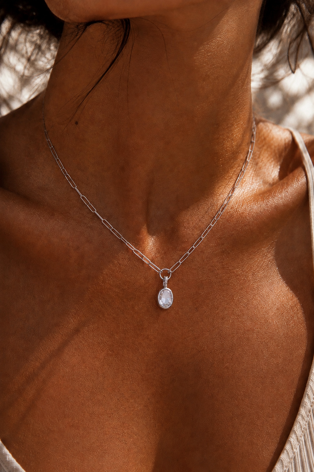 Silver Islandia necklace