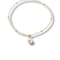 Collar de ojo con perlas