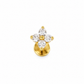 Piercing mini flor titanio
