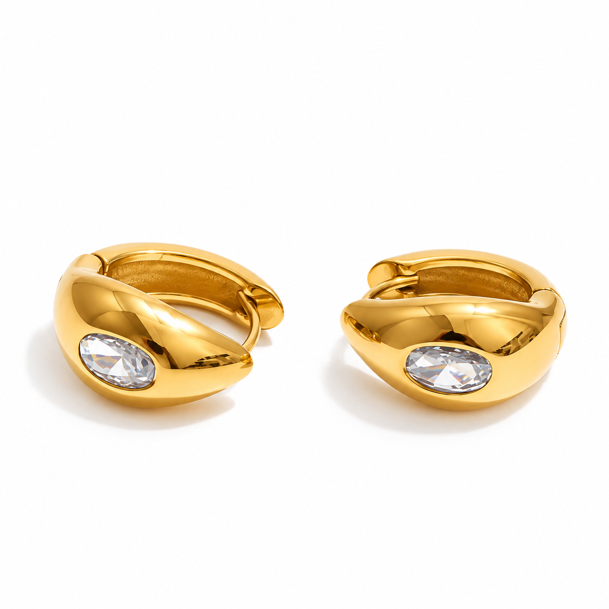 Golden Elan hoops