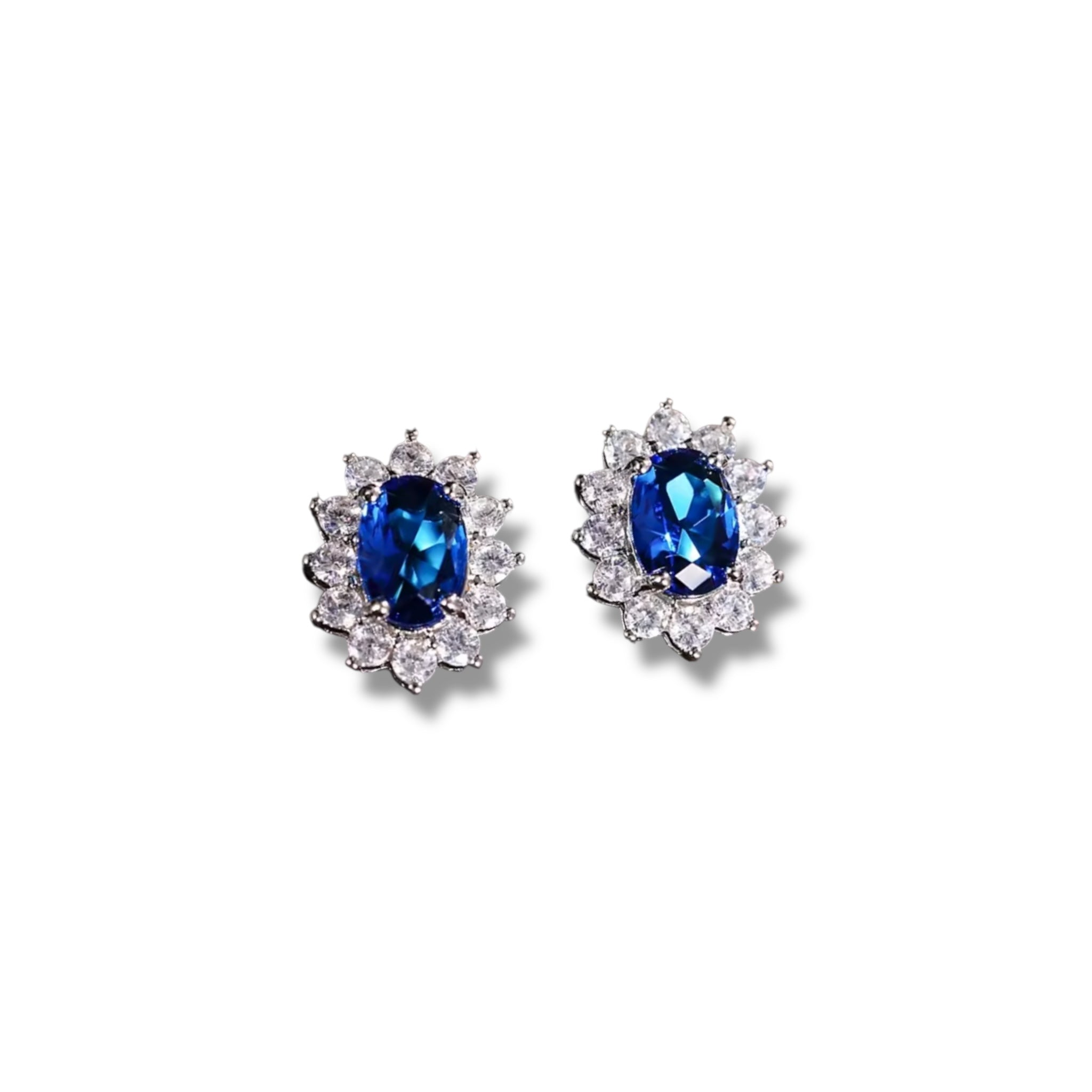 Blue Naxos studs