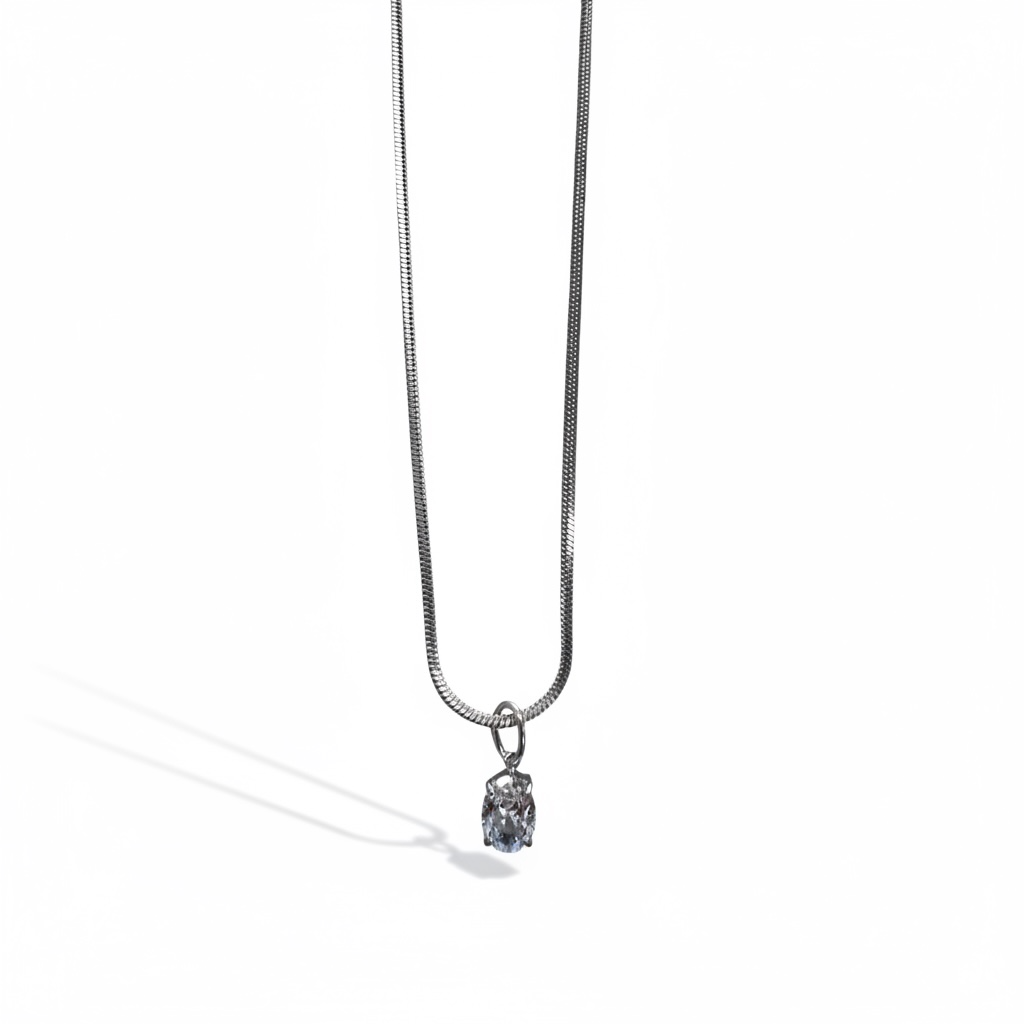 Silver Polaris necklace