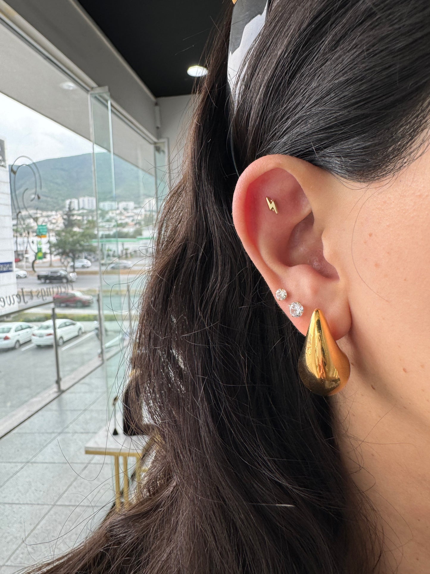 Golden Leah earrings