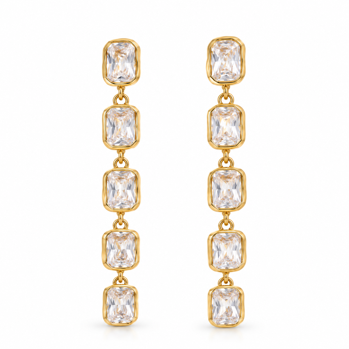 Golden Patricia earrings