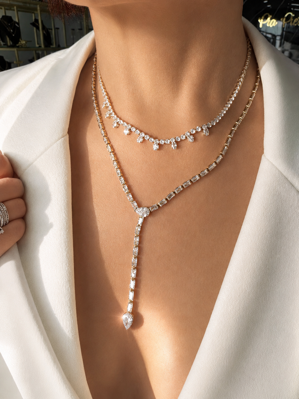 Tennis Snake necklace