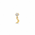 Piercing luna colgante