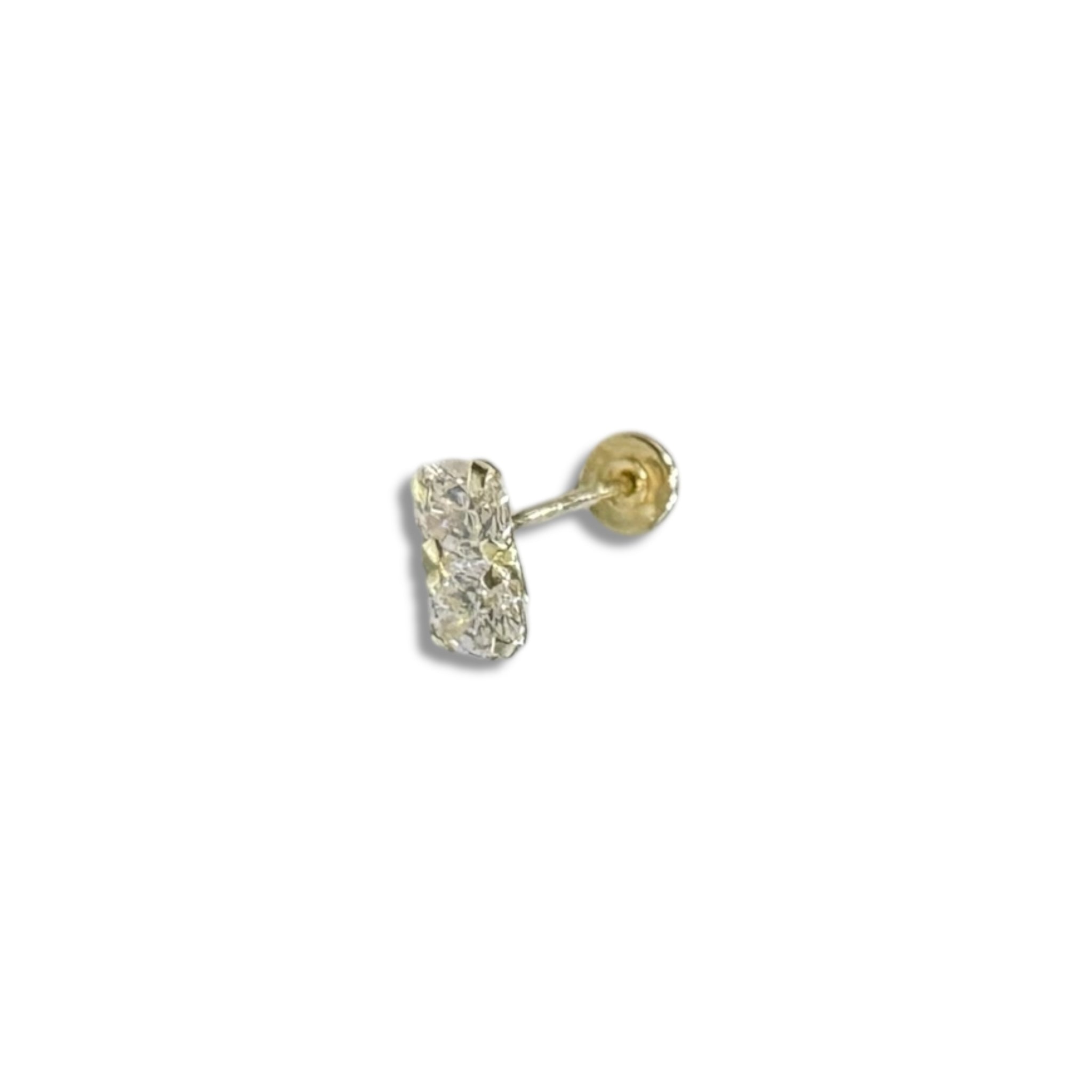 Piercing barrita 2 circonias