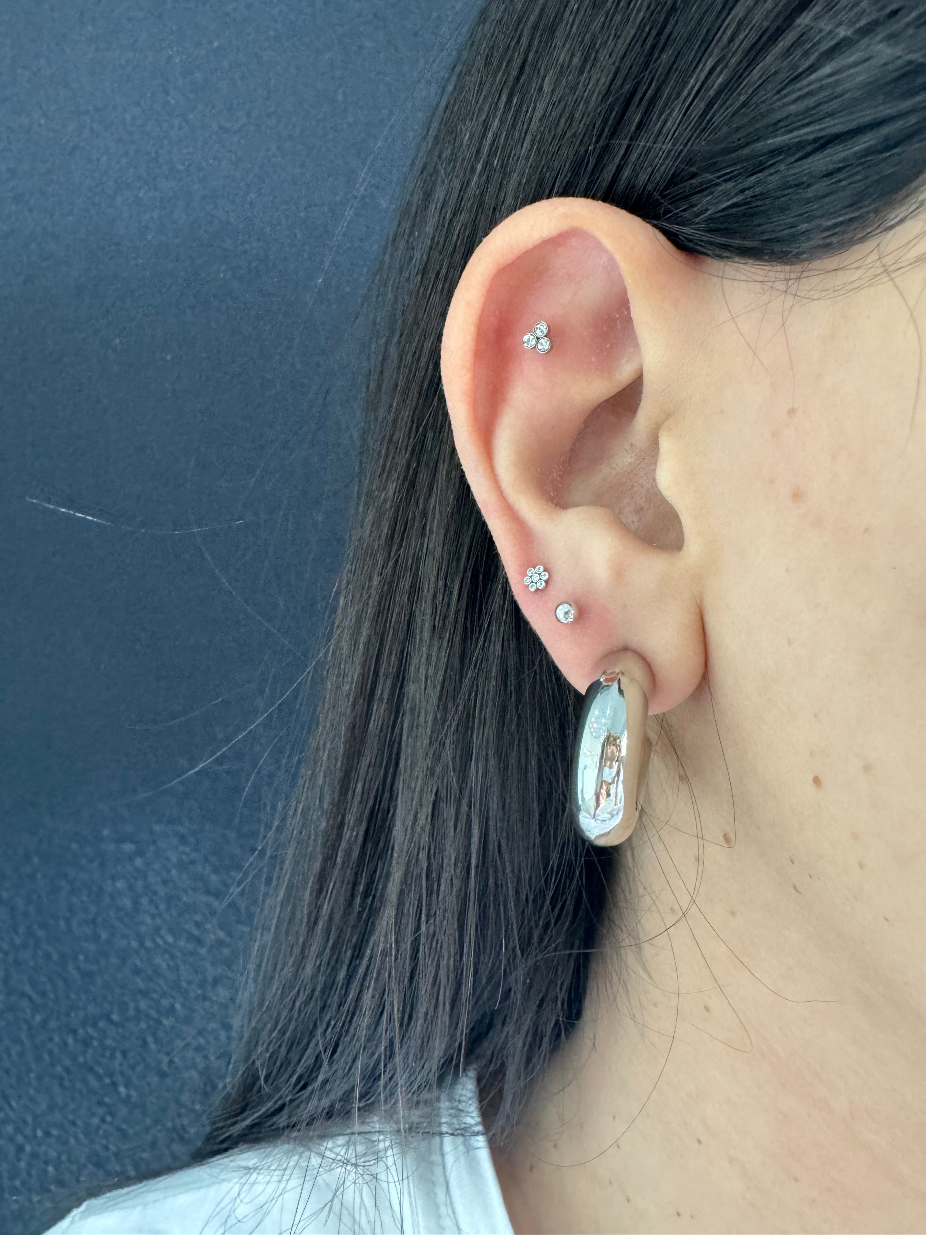Silver Hanna earrings