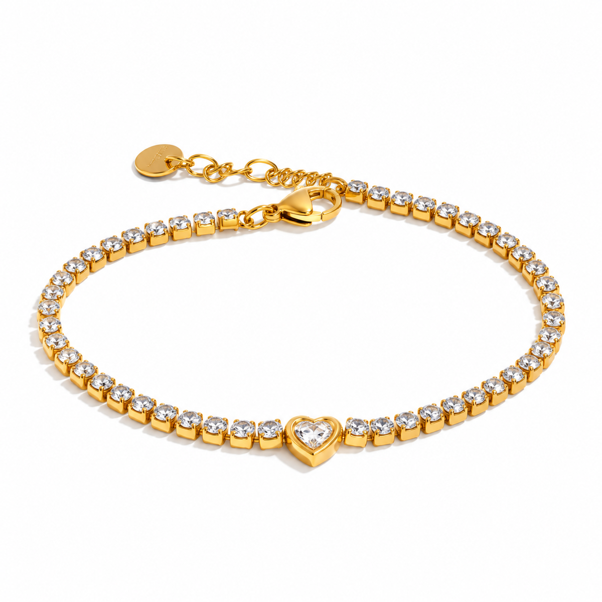 Love tennis bracelet