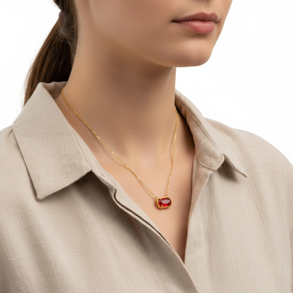 Birthstone necklaces