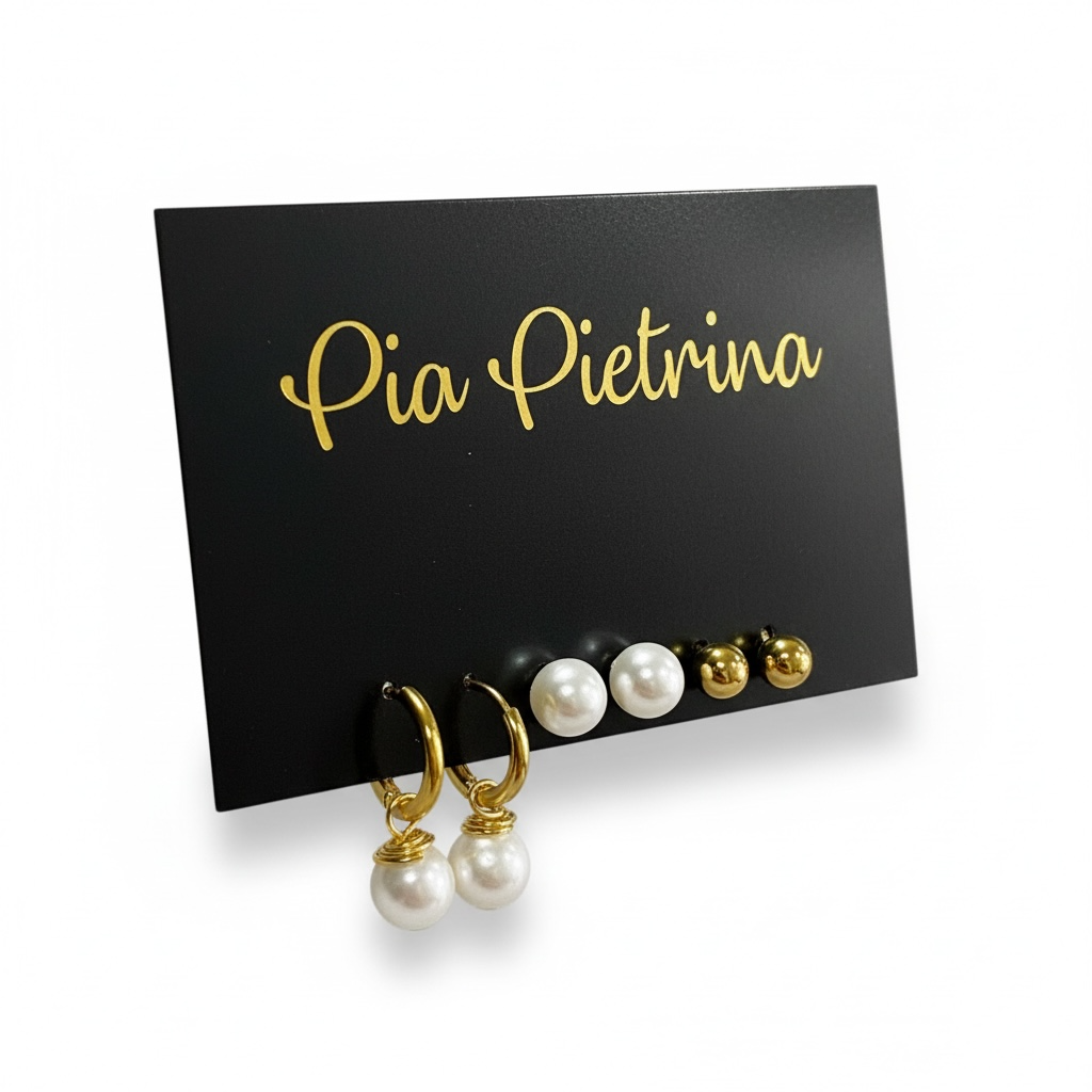 Gold and pearl set