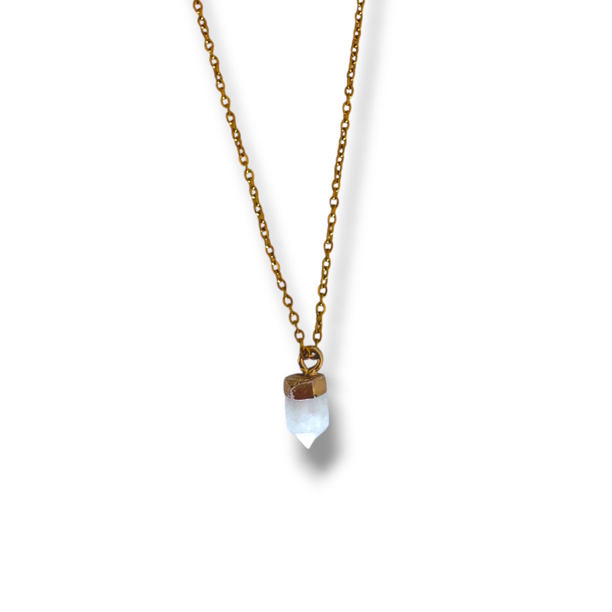Collar cuarzo blanco
