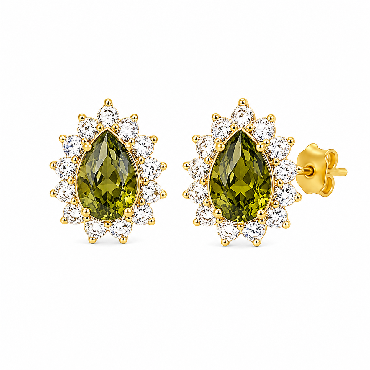 Olive Naxos studs